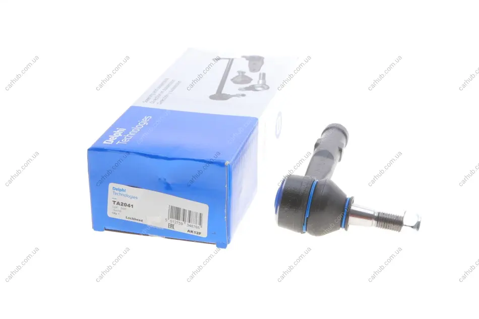 Рульовий наконечник лів FIAT CROMA OPEL SIGNUM, VECTRA C, VECTRA C GTS SAAB 9-3, 9-3X, 9-5 1.6-3.2 09.97-02.15 Delphi TA2041 (фото 1)