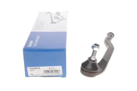 Рульовий наконечник прав DACIA DUSTER RENAULT DUSTER, KAPTUR 1.2-2.0 04.10- Delphi TA2670