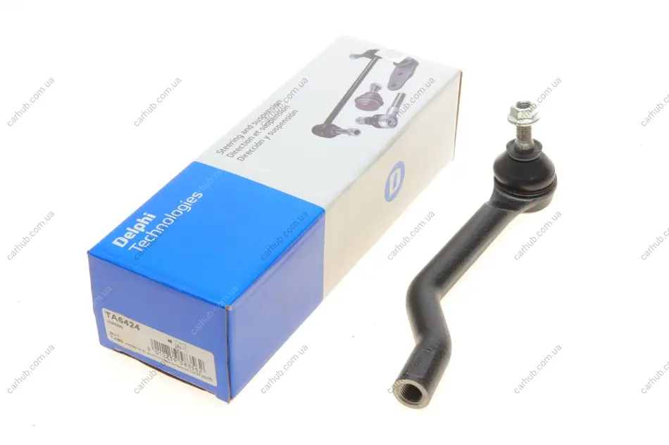 Рульовий наконечник прав NISSAN QASHQAI II, X-TRAIL, X-TRAIL III RENAULT KOLEOS II 1.2-2.5 11.13- Delphi TA6424 (фото 1)