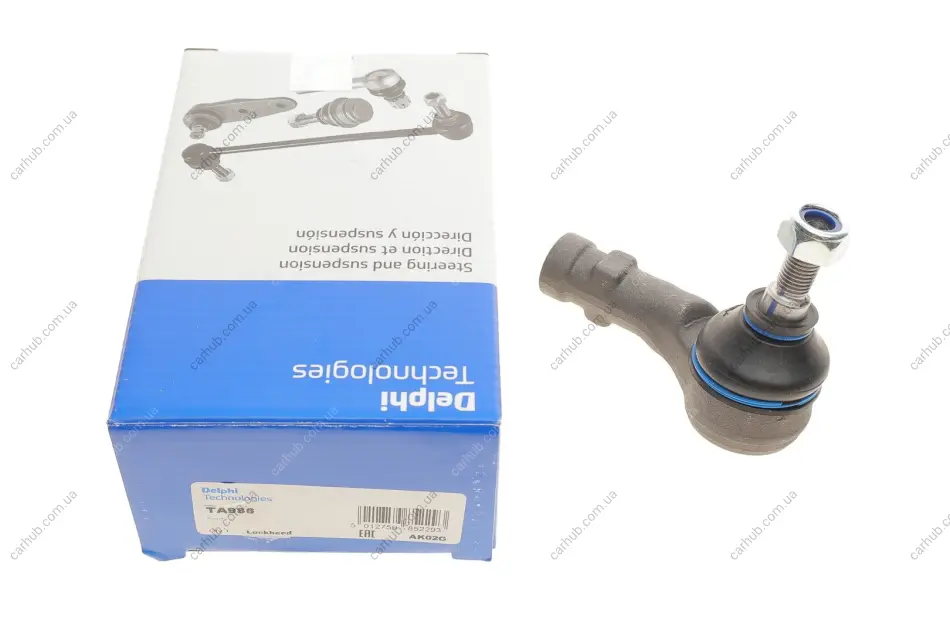 Рульовий наконечник лів FORD ESCORT V, ESCORT VI, SCORPIO I, SIERRA, SIERRA I, SIERRA II 1.3-2.9 08.82-10.98 Delphi TA986 (фото 1)