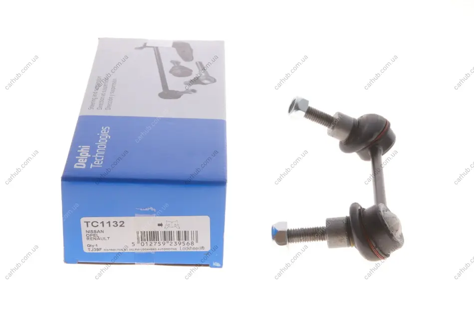 Стійка стабілізатора передн прав 127mm NISSAN INTERSTAR OPEL MOVANO A RENAULT MASTER I, MASTER II, MASTER PRO 1.9D-3.0D 07.80- Delphi TC1132 (фото 1)