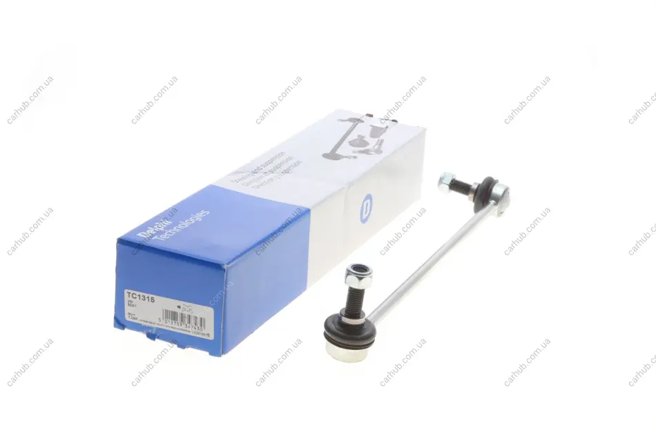 Стійка стабілізатора передн лів/прав 335mm AUDI A3, Q3, TT CUPRA ATECA, FORMENTOR, LEON, LEON SPORTSTOURER, TERRAMAR SEAT ALHAMBRA, ALTEA, ALTEA XL, ATECA, LEON, LEON SC 1.0-Electric 02.03- Delphi TC1315 (фото 1)