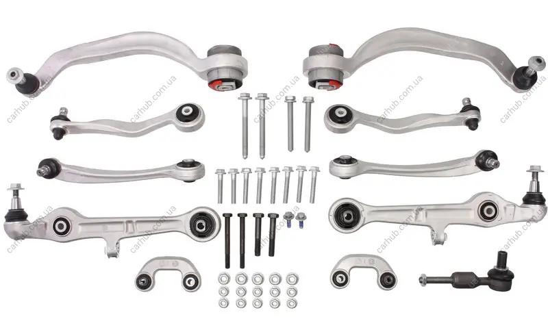Комплект передніх важелів передн AUDI A4 B6, A4 B7, A6 C5 1.6-4.2 09.99-06.08 Delphi TC1500KIT (фото 1)