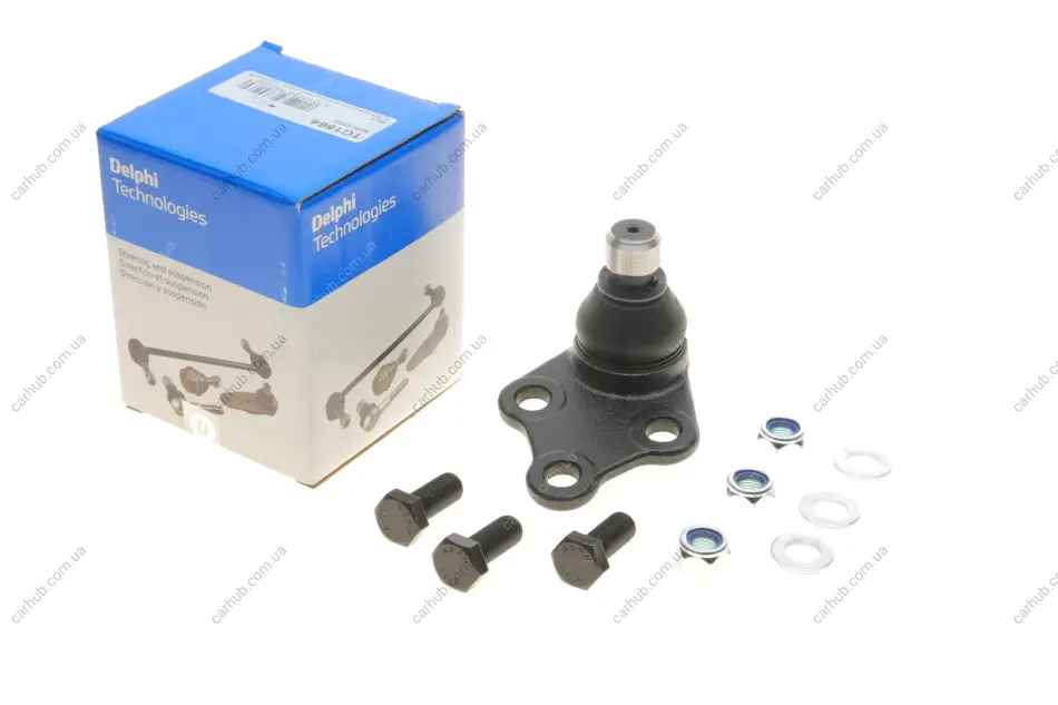 Шарова опора лів/прав (нижн передн) (діаметр конуса 22mm) MERCEDES VIANO (W639), VITO / MIXTO (W639), VITO (W639) 2.1D-Electric 09.03- Delphi TC1564 (фото 1)