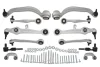 Комплект передніх важелів передн AUDI A6 C5 SKODA SUPERB I VW PASSAT B5, PASSAT B5.5 1.6-4.2 10.96-03.08 Delphi TC1900KIT