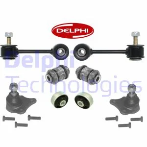 Ремкомплект підвіски передн SEAT LEON, TOLEDO II SKODA FABIA I, OCTAVIA I VW BORA, BORA I, GOLF IV, NEW BEETLE, POLO IV 1.2-2.8 09.96-12.13 Delphi TC1970KIT