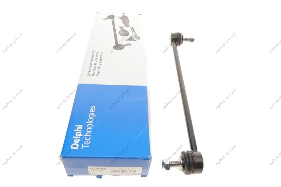 Стійка стабілізатора передн лів/прав 348mm LAND ROVER FREELANDER 2 2.0/2.2D/3.2 10.06-10.14 Delphi TC2436 (фото 1)