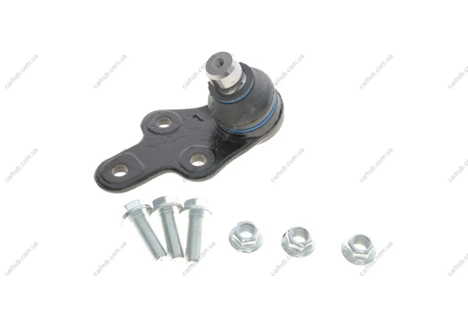 Шарова опора прав (нижн передн) (діаметр конуса 21mm) FORD C-MAX II, FOCUS III, GRAND C-MAX, TOURNEO CONNECT V408 NADWOZIE WIELKO, TRANSIT CONNECT, TRANSIT CONNECT V408 1.0-Electric 04.10- Delphi TC2827 (фото 1)