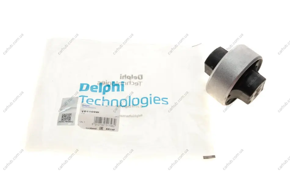 Сайлентблок важеля (переднього/ззаду) Fiat Doblo 10- DELPHI Delphi TD1109W (фото 1)