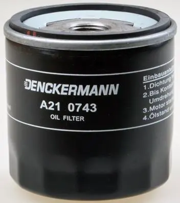 Фільтр масляний Caddy II 1.4/1.6i / Golf IV/V/Seat Denckermann A210743 (фото 1)