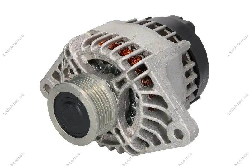Генератор (14В, 105А, новий із заставою) ALFA ROMEO 145, 146, 147, 155, 156, 166, GT, GTV, SPIDER FIAT BARCHETTA, BRAVA, BRAVO I, DOBLO, IDEA, MAREA, MULTIPLA, PUNTO, STILO 1.6-2.4D 08.94- DENSO DAN501 (фото 1)