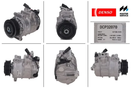 Компресор кондиціонера VW AMAROK, MULTIVAN T5, TRANSPORTER T5 2.0/2.0D 11.03- DENSO DCP32070