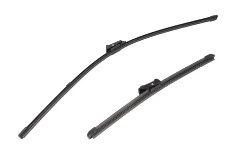 Щітка склоочисника безкаркасна передн із спойлером (2шт) Flat Blades 600/350мм ABARTH 500 / 595 / 695, 500C / 595C / 695C, 500E FIAT 500, 500 C, 500E FORD KA RENAULT ZOE 07.07- DENSO DF-005