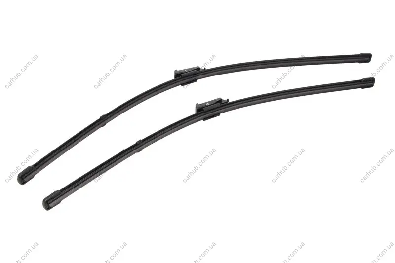 Щітка склоочисника безкаркасна передн із спойлером (2шт) Flat Blades 650/550мм CITROEN JUMPER III FIAT DUCATO OPEL MOVANO C PEUGEOT BOXER 04.06- DENSO DF-028 (фото 1)
