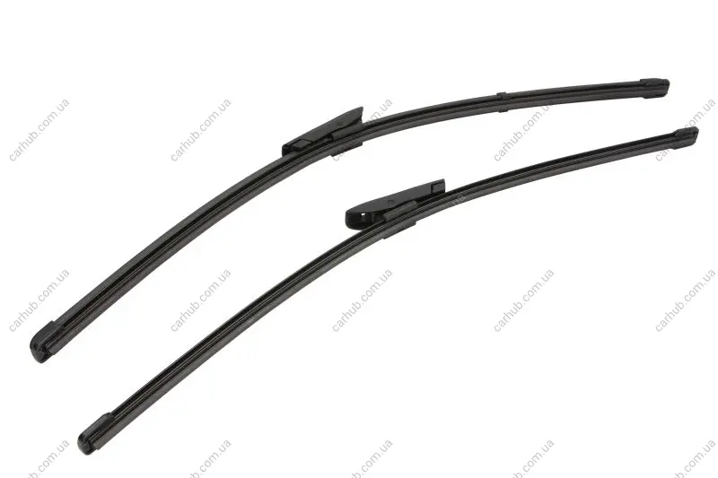 Щітка склоочисника безкаркасна передн із спойлером (2шт) Flat Blades 580/530мм MERCEDES CITAN MIXTO (DOUBLE CABIN), CITAN (MPV), CITAN/MINIVAN (W415) RENAULT KANGOO BE BOP, KANGOO EXPRESS 02.08- DENSO DF-029 (фото 1)