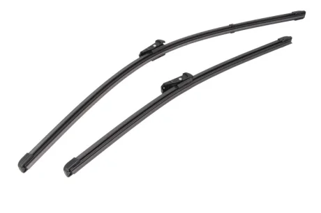 Щітка склоочисника безкаркасна передн із спойлером (2шт) Flat Blades 600/450мм ALFA ROMEO GIULIETTA BYD SEAL U FIAT BRAVO II HYUNDAI I30 KIA CEE\'D, PRO CEE\'D LANCIA DELTA III 03.04- DENSO DF-030