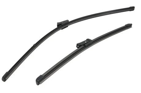 Щітка склоочисника безкаркасна передн із спойлером (2шт) Flat Blades 600/400мм SKODA FABIA III 08.14-12.22 DENSO DF-085