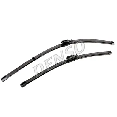Щітка склоочисника безкаркасна передн (2шт) Flat Blades 600/450мм DACIA DUSTER LADA VESTA NISSAN TERRANO RENAULT DUSTER 04.10- DENSO DF-089 (фото 1)