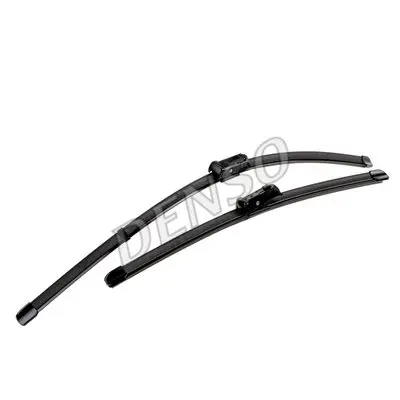 Щітка склоочисника безкаркасна передн із спойлером (2шт) Flat Blades 600/380мм BYD DOLPHIN FIAT PANDA LANCIA YPSILON NISSAN QASHQAI I 10.03- DENSO DF-092 (фото 1)