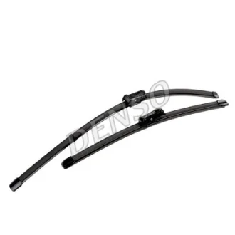 Щітка склоочисника безкаркасна передн із спойлером (2шт) Flat Blades 600/380мм BYD DOLPHIN FIAT PANDA LANCIA YPSILON NISSAN QASHQAI I 10.03- DENSO DF-092