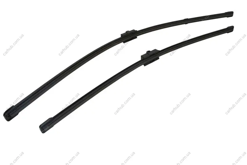 Щітка склоочисника безкаркасна передн із спойлером (2шт) Flat Blades 650/500мм VOLVO S40 II, V50 BMW X3 (F25), X4 (F26) 12.03-03.18 DENSO DF-114 (фото 1)
