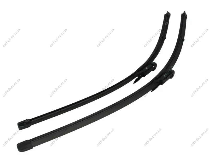 Щітка склоочисника безкаркасна передн із спойлером (2шт) Flat Blades 650/580мм MERCEDES A (W169), B SPORTS TOURER (W245), VANEO (414) 02.02-06.12 DENSO DF-118 (фото 1)