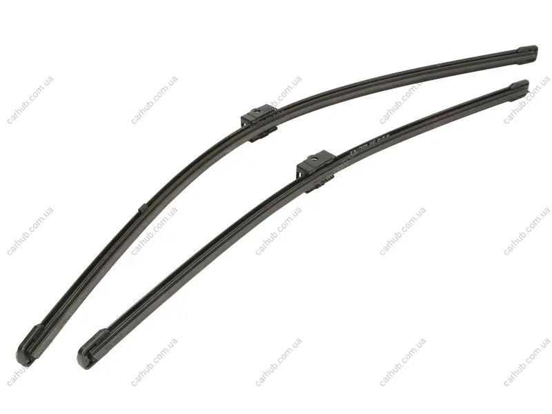 Щітка склоочисника безкаркасна передн із спойлером (2шт) Flat Blades 600/475мм BMW 3 (E90), 3 (E91) 12.04-12.12 DENSO DF-124 (фото 1)