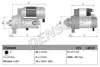 Стартер (12В, 1,3кВт, новий із заставою) TOYOTA YARIS 1.0/1.0LPG 08.05-06.20 DENSO DSN948 (фото 1)