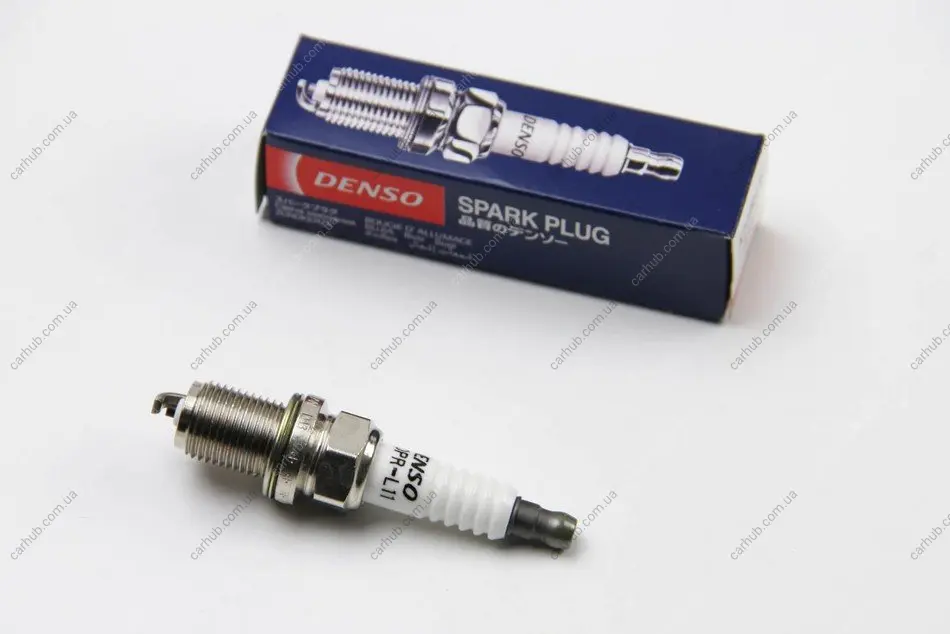 Свічка запалювання (ціна за 1шт) HONDA CIVIC IV, CIVIC V, CIVIC VI, CRX II, CRX III, INSPIRE 1.4-2.0 09.89-02.01 DENSO K20PR-L11 (фото 1)