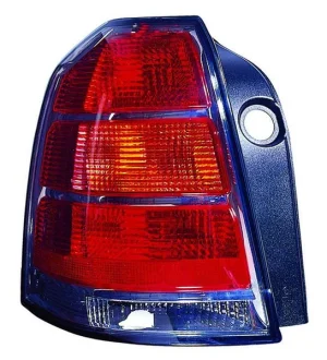 Ліхтар задній лів (P21W, колір повороту жовтий, колір скла червон) OPEL ZAFIRA B Негабарит 07.05-02.08 DEPO 442-1948L-UE