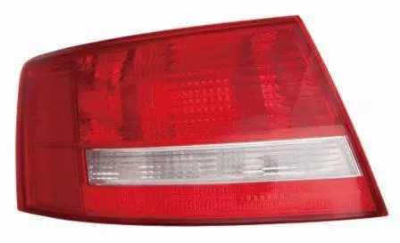 Ліхтар задній лів (зовнішн, P21W, колір повороту білий) AUDI A6 C6 Седан 4D 05.04-10.08 DEPO 446-1902L-UE (фото 1)
