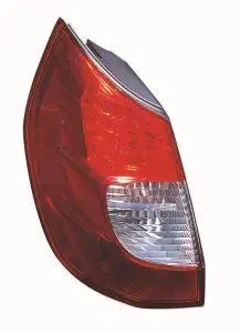 Ліхтар задній лів (LED/P21W, колір повороту прозор, колір скла червон) RENAULT GRAND SCENIC II Ph II, SCENIC II Ph II 08.06-04.09 DEPO 551-1971L-UE (фото 1)