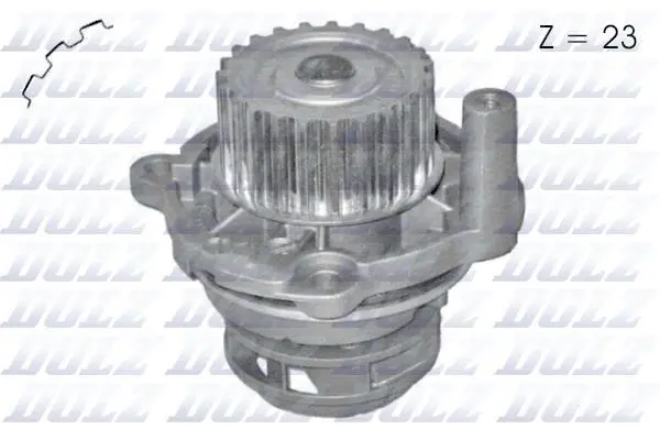 Водяний насос Caddy III/Octavia/Golf IV/V/Passat/Polo 1.6/2.0 97- (Заміна A185) DOLZ A198 (фото 1)