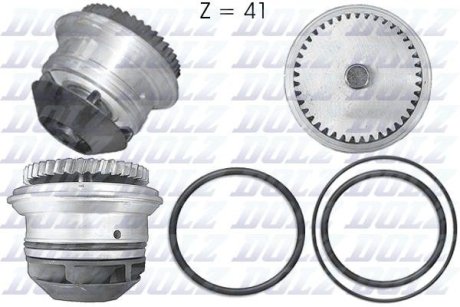 Водяной насос LT 2.8TDI 97-02 (41z.) DOLZ A199