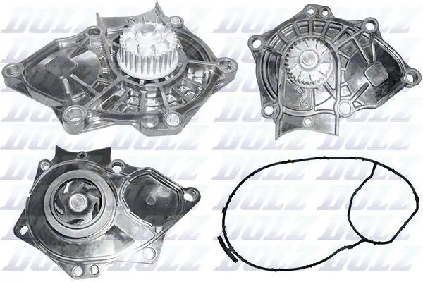 Водяний насос A1/A3/A4/A5/A6/Q5/LEON/OCTAVIA/VW Golf 1.8-2.0 FSI/TSI 07- DOLZ A233 (фото 1)