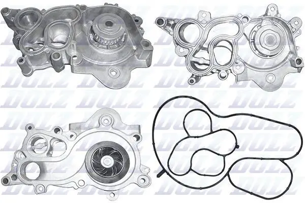Водяний насос A1/A3/Seat Leon/VW GOLF VII/POLO 1.2-1.6i 12- DOLZ A234 (фото 1)