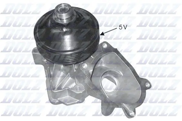 Водяний насос Omega/BMW 3/5/7/X5 (E46/E39/E38/E53) 2.5-3.0 DTI 98- DOLZ B222 (фото 1)
