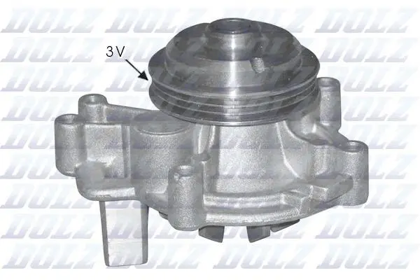 Водяний насос 2.5D/TD Jumper/Boxer 96-02 (ремень 3PK) DOLZ C131 (фото 1)