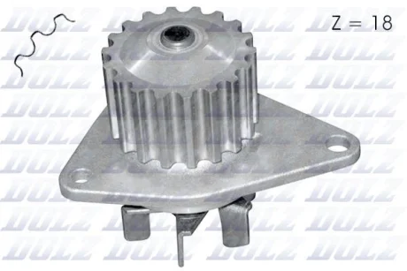Водяний насос C3/C4/Peugeot 206/207/307 1.4 16V 03- DOLZ C134