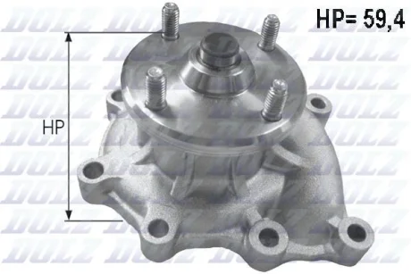 Водяний насос ALPINA B3 (E46)/CARNIVAL II 2.9-3.3 01-07 DOLZ K103
