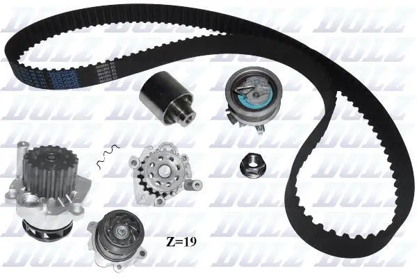 Водяний насос Caddy 04-/T5/Golf V 03-/Passat/Jetta 05- 1.9TDI DOLZ KD033 (фото 1)