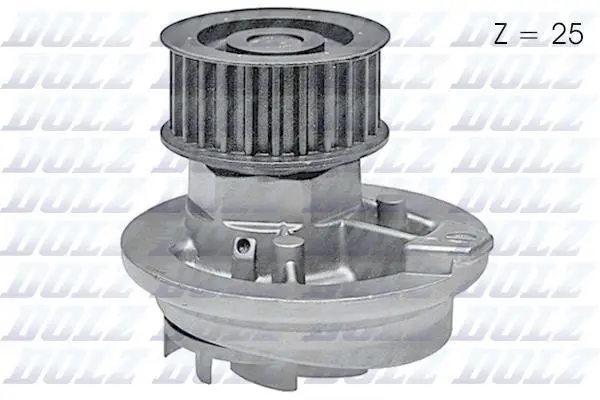 Водяний насос Vectra B 2.0i/2.4 95- DOLZ O138 (фото 1)