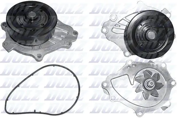 Водяний насос TOYOTA Auris, Avensis, Rav 4 2. 0/2. 2 D-4D 05- DOLZ T231 (фото 1)