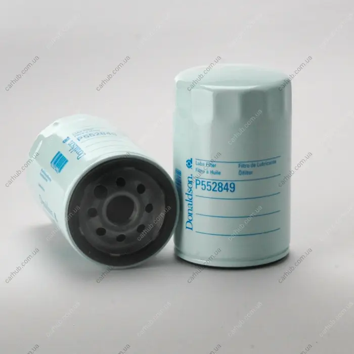 Масляний фільтр (фільтр, що вгвинчується) BOBCAT E08, E10, E14, E16, 320, 322 BOMAG BW80AD-2, BW80ADH-2 GEHL 3410 HITACHI ZX35U-3, ZX35U-3F, ZX38U-3, ZX38U-3F HYSTER H35XL, H40XL, H60XL, S35XL DONALDSON P552849 (фото 1)