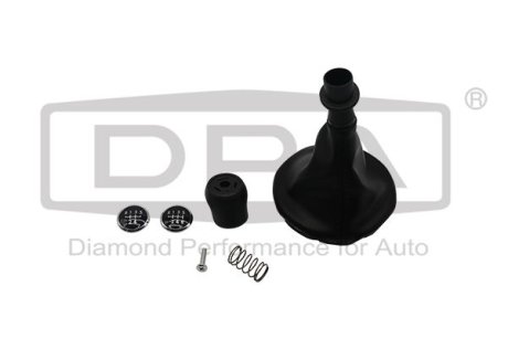 Рукоятка рычага КПП VW T5/T6 1.9/2.0 TDI 03- (+ чехол) DPA 77111639402