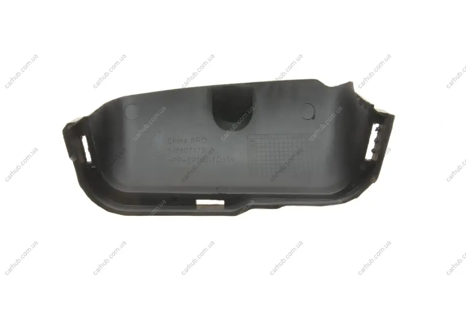 Накладка бампера (заднього) Skoda Fabia 06-14 DPA 88070872402 (фото 1)