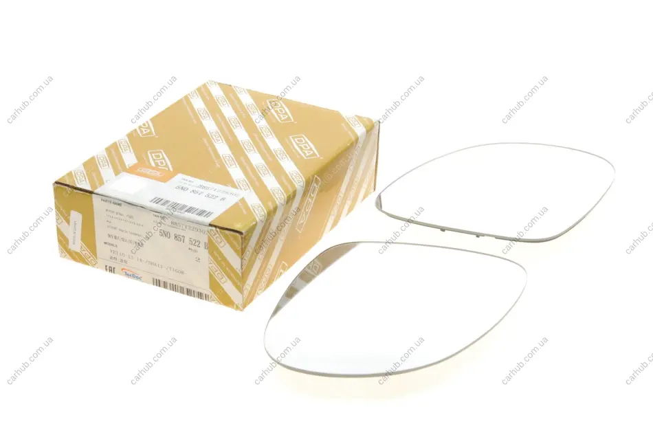Скло дзеркала VW Tiguan 07-18 (R) DPA 88571229302 (фото 1)