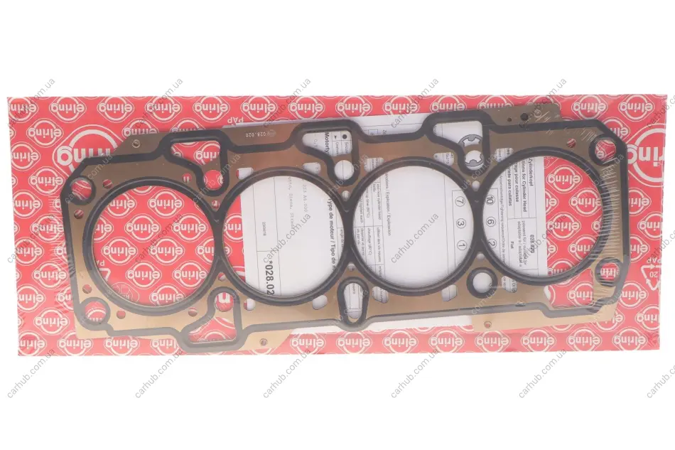 Прокладка ГБЦ Fiat Doblo 1.9D 01- (0.80mm) ELRING 028.020 (фото 1)