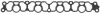 Прокладка впускного колектора VOLVO S40 I, V40 MITSUBISHI CARISMA, PAJERO PININ I, SPACE STAR 1.8/2.0 07.95-06.07 ELRING 034610 (фото 1)