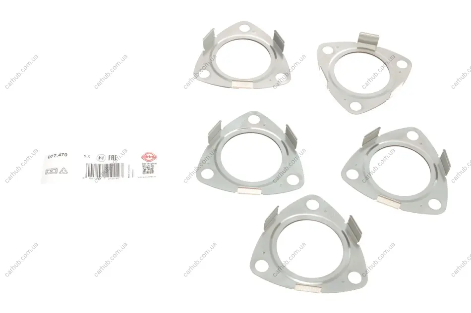 Прокладка труби вихлопної Opel Combo 1.4-1.6 01- ELRING 077.470 (фото 1)